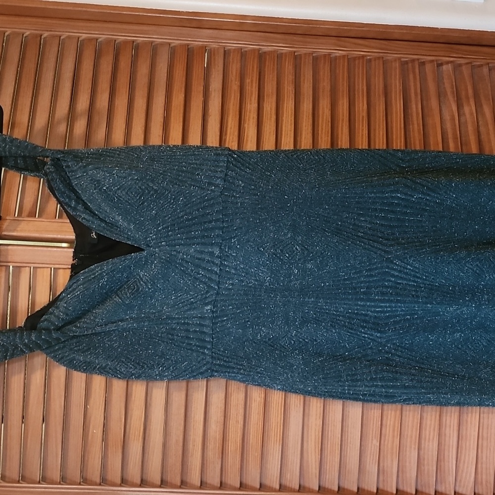 Green Emerald Shimmered Dress